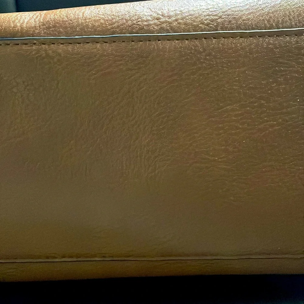 NWOT Steve Madden Tan Leather Handbag - Picture 7 of 9